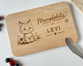 Personalized breakfast board – Premium engraved board – Sustainable gift, birth, christening, baby gift, birthday