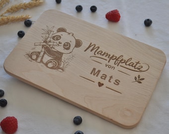Personalized breakfast board – Premium engraved board – Sustainable gift, birth, christening, baby gift, birthday