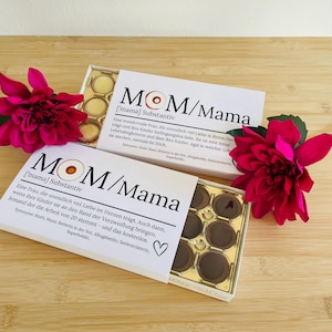 Descargar plantilla para imprimir en PDF - 2 banderines de toffifee - Plantilla DIY Día de la Madre - envoltura de regalos - recuerdo - pequeño regalo para mamá