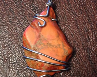 Wire Wrapped Imperial Jasper