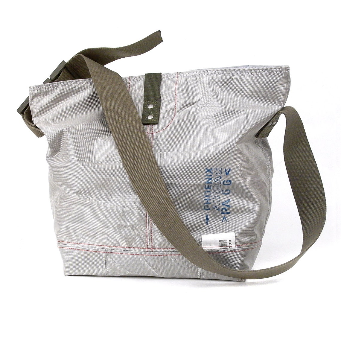 Vegan White Messenger Crossbody Bag Lightweight Bag Unisex Etsy