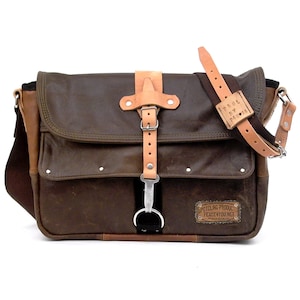 Brown Leather Crossbody Messenger Bag,Brown Unisex Laptop Bag, Unique Messenger Bag,Upcycled Leather Shoulder Bag,Handmade by peace4you 1942 image 1