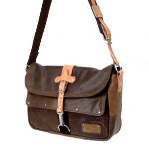 Brown Leather Crossbody Messenger Bag,Brown Unisex Laptop Bag, Unique Messenger Bag,Upcycled Leather Shoulder Bag,Handmade by peace4you 1942 image 6