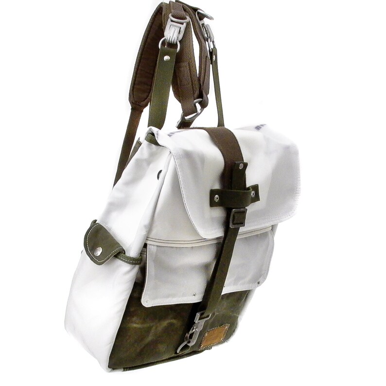 Upcycled Airbag Backpack College School Backpack Recycled Etsy