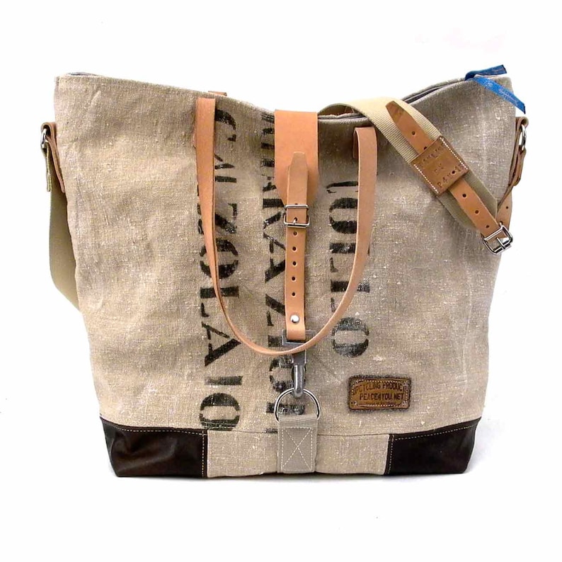Canvas Shoulder Tote Cross Body Strap Military Surplus Bag Etsy