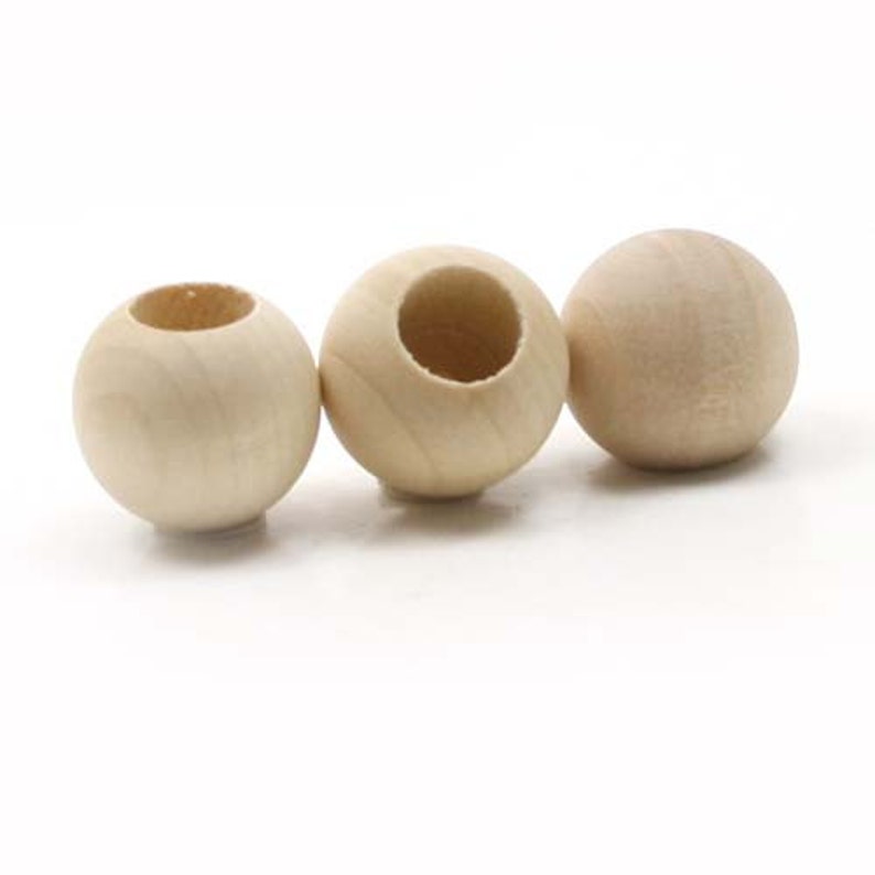 Unfinished Wood Ball Dowel Cap 3/4 in Diameter 3/8 Inch Hole Etsy