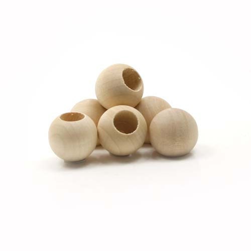 Unfinished Wood Ball Dowel Cap 3/4 in Diameter 3/8 Inch Hole Etsy