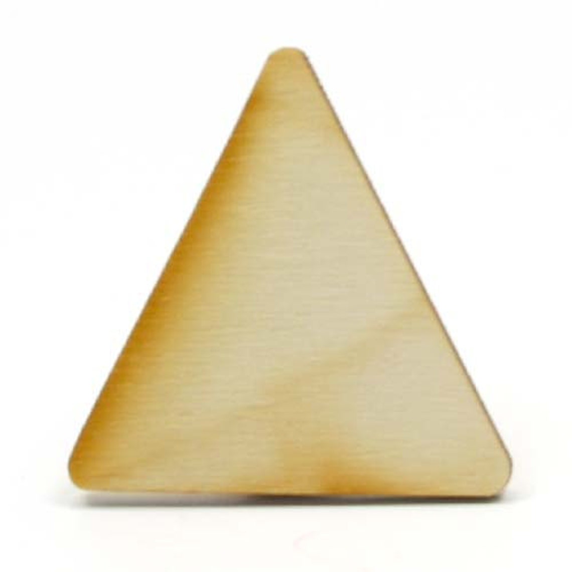 Unfinished Wood Triangle - 1-1/2 Inches Tall by 1-1/2 Inches Wide and 1 ...