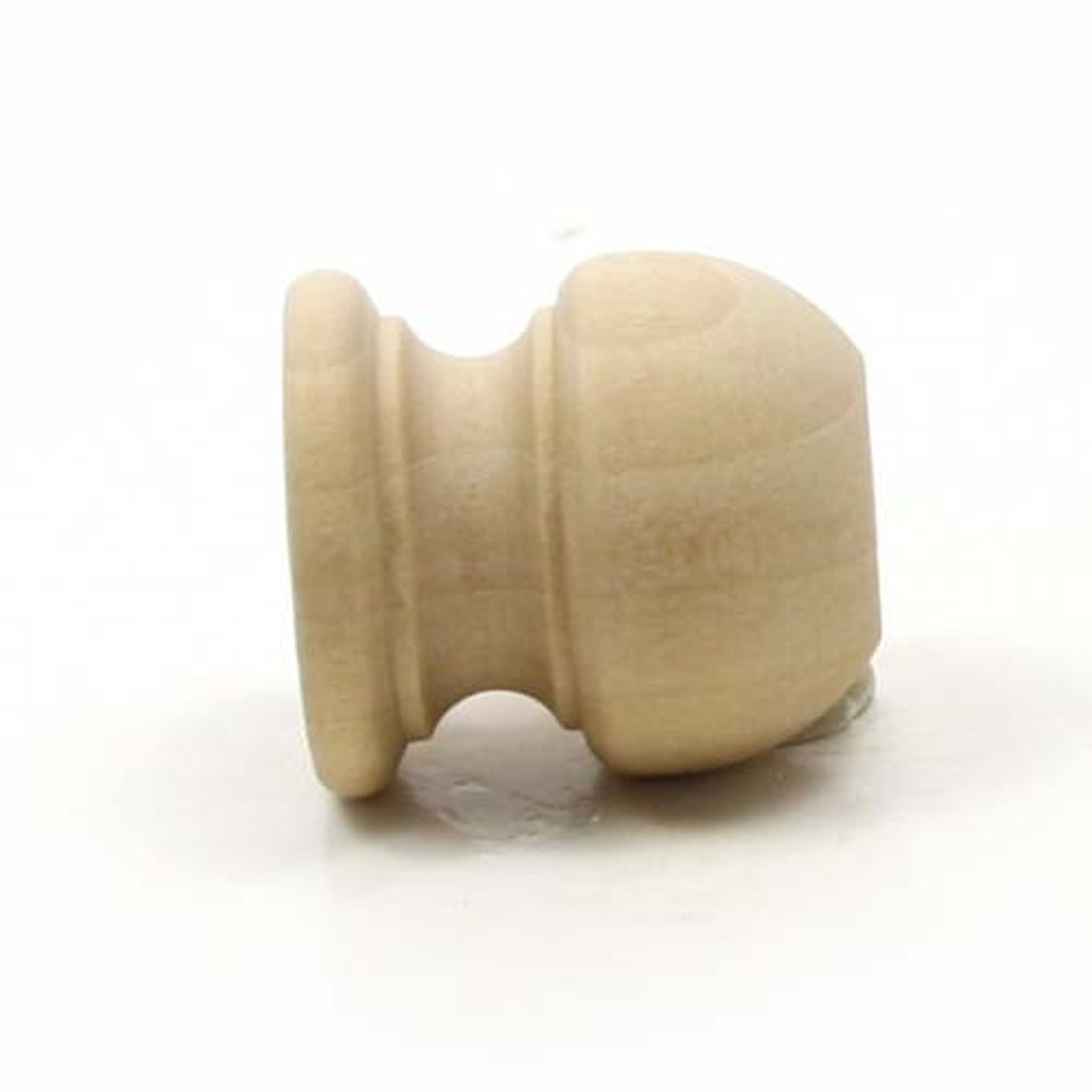 Unfinished Wood Finial Dowel Cap End 11/16 X 1 Inch With Etsy UK