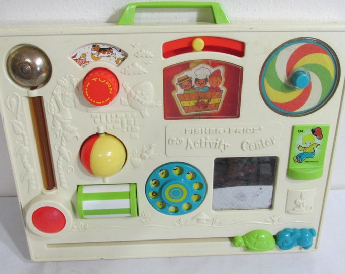 Fisher Price Activity Center Crib Toy 1970s Etsy