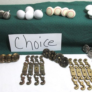 Drawer Pulls Knobs Vintage Choice Set of 4