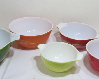Pyrex Primary or Wheat Replacement Cinderella Handles Mixing Bowls