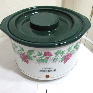 Rival Electric Pot Crock-ette  Choice Vintage 1 Quart Slow Cooker