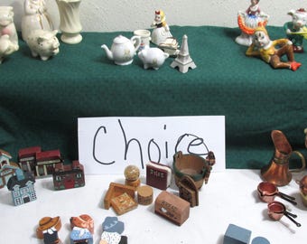 Miniature Figurines Choice of Vintage Group