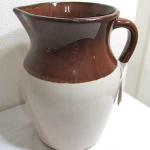 Stoneware Pitcher Crock Vintage 1 Gallon Container