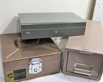 Metal File Box Vintage Choice