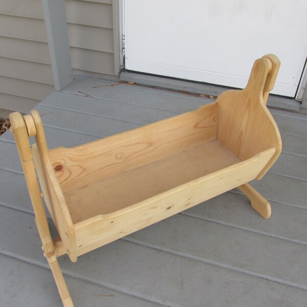 Doll Cradle Etsy