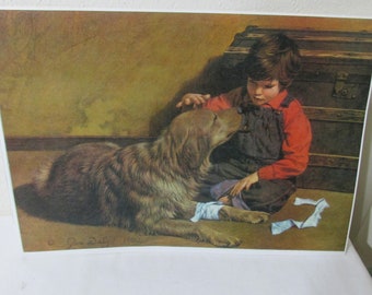 CHILD ART PRINT detail Saturday Night by Jim Daly Children Bath Poster 16x20