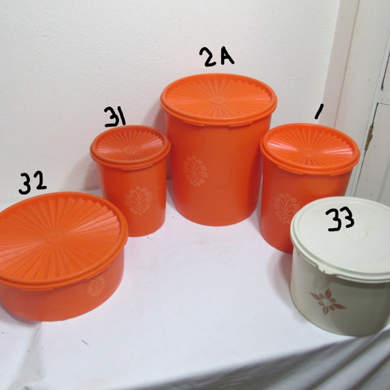 Vintage Tupperware Servalier Lids-various Color and Size-sold Individually  -  Israel