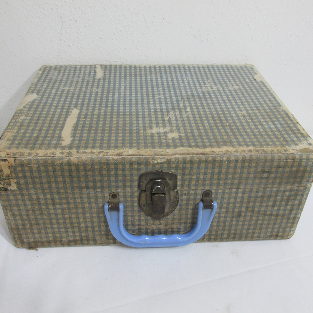 Shabby Suitcase Doll Clothes Vintage Storage Carry Case Etsy