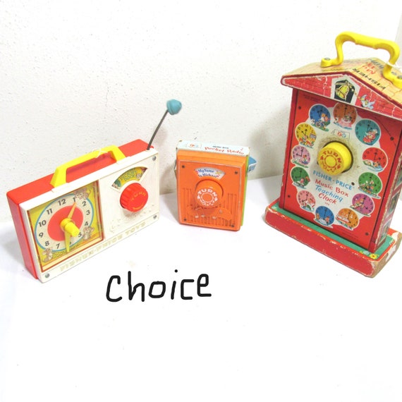 Fisher Price Music Box Radio Vintage Choice - Etsy