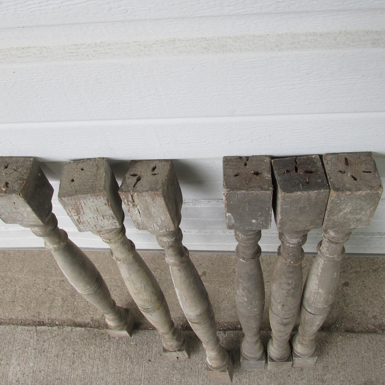 Salvaged Furniture Legs Vintage Rustic Parts 23 Inch Set of 6 Etsy