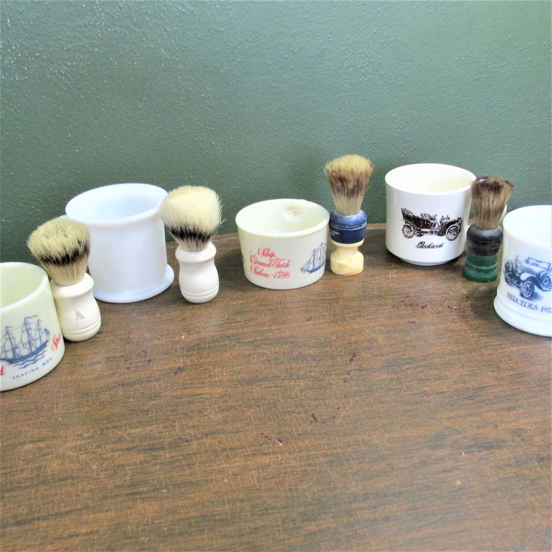 Shaving Mug and Brush Vintage Choice Bathroom Decor Etsy