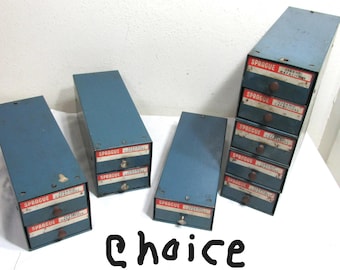 Storage Organizer Choice of Vintage Metal Case Cabinet