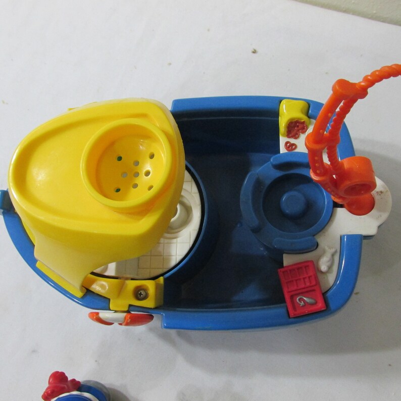 Fisher Price Boat Floaty Bathtub Toy with Caption and Pirate Etsy