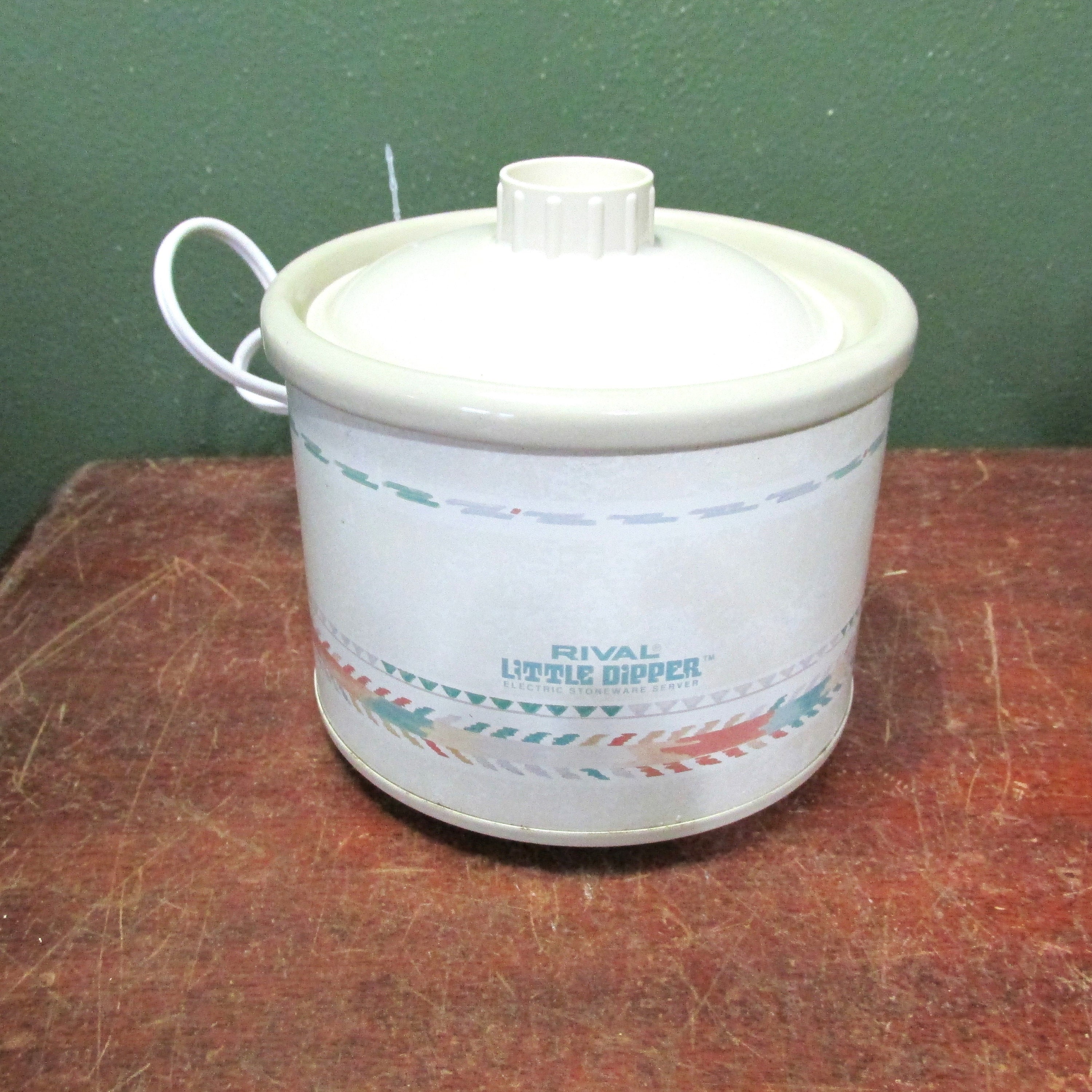 Vintage mini Potpourri Crock Pot Electric Simmer Pot New OpBx Xmas Rocking  Horse