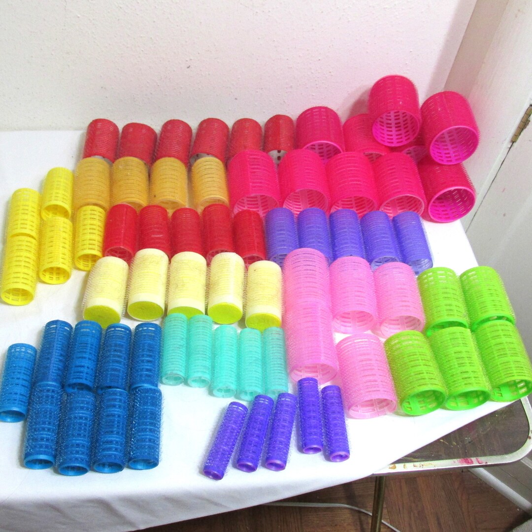 Brush Hair Rollers 69 in Several Vintage Sizes Etsy