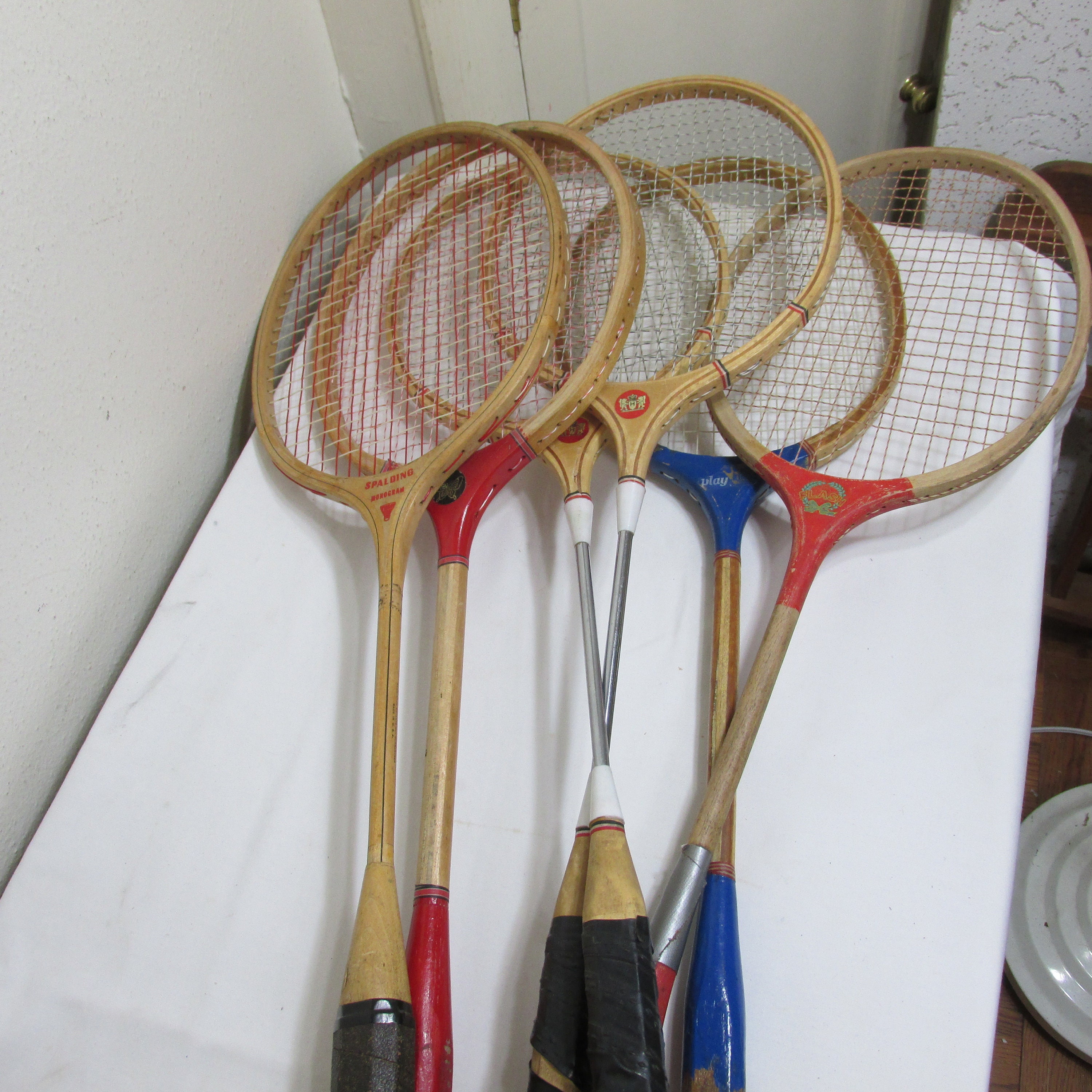 Badminton Wood Racket Vintage Choice
