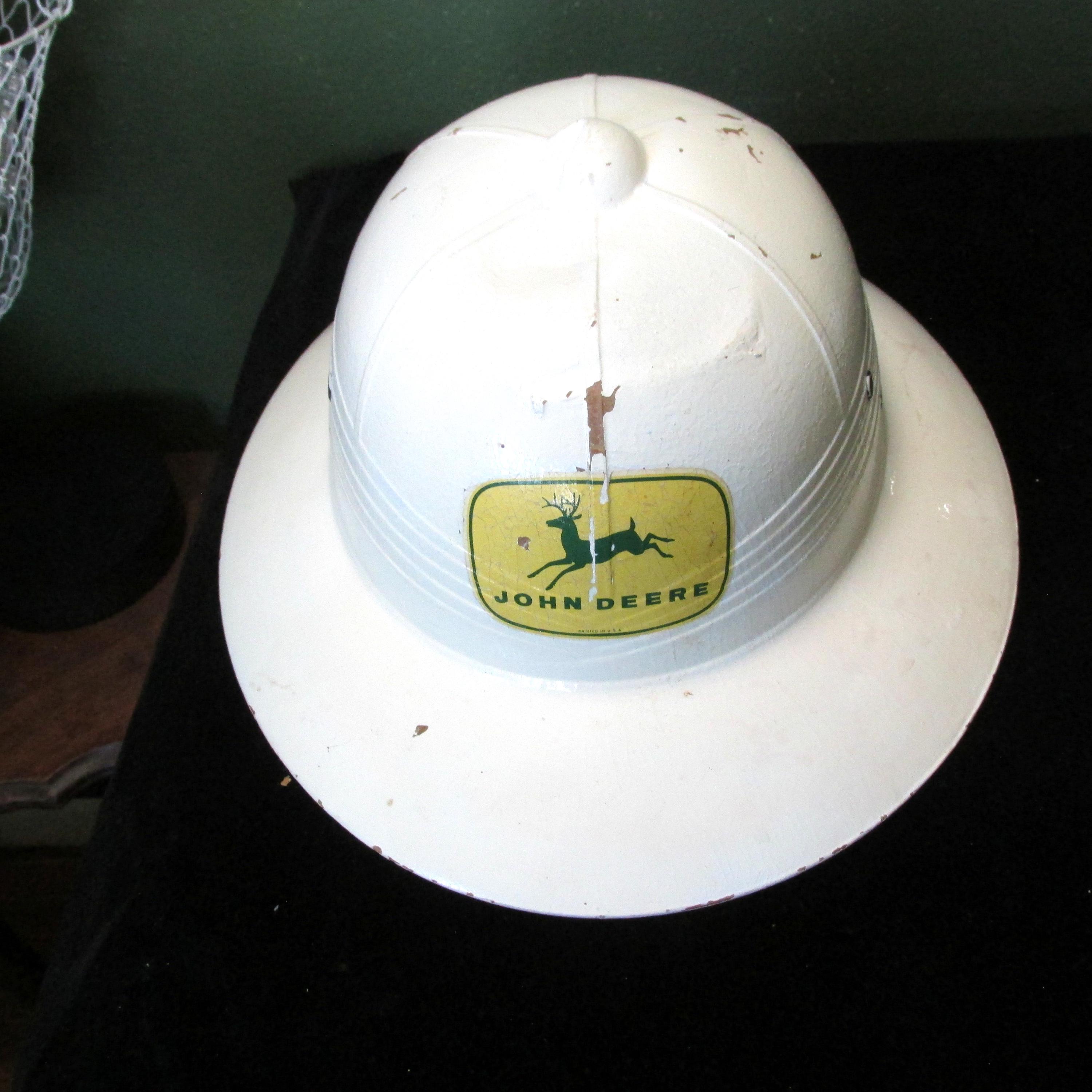 John Deer Helmet Vintage Hard Safari Hat Farm Sun Cap - Etsy