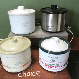 Rival Electric Pot Vintage Choice Little Dipper with Lid