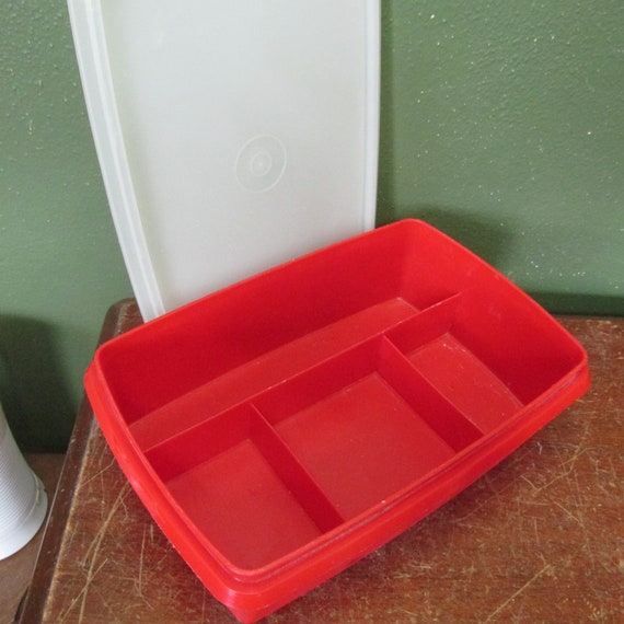 Tupperware Stow N Go Divided Box Tuppercraft Container 