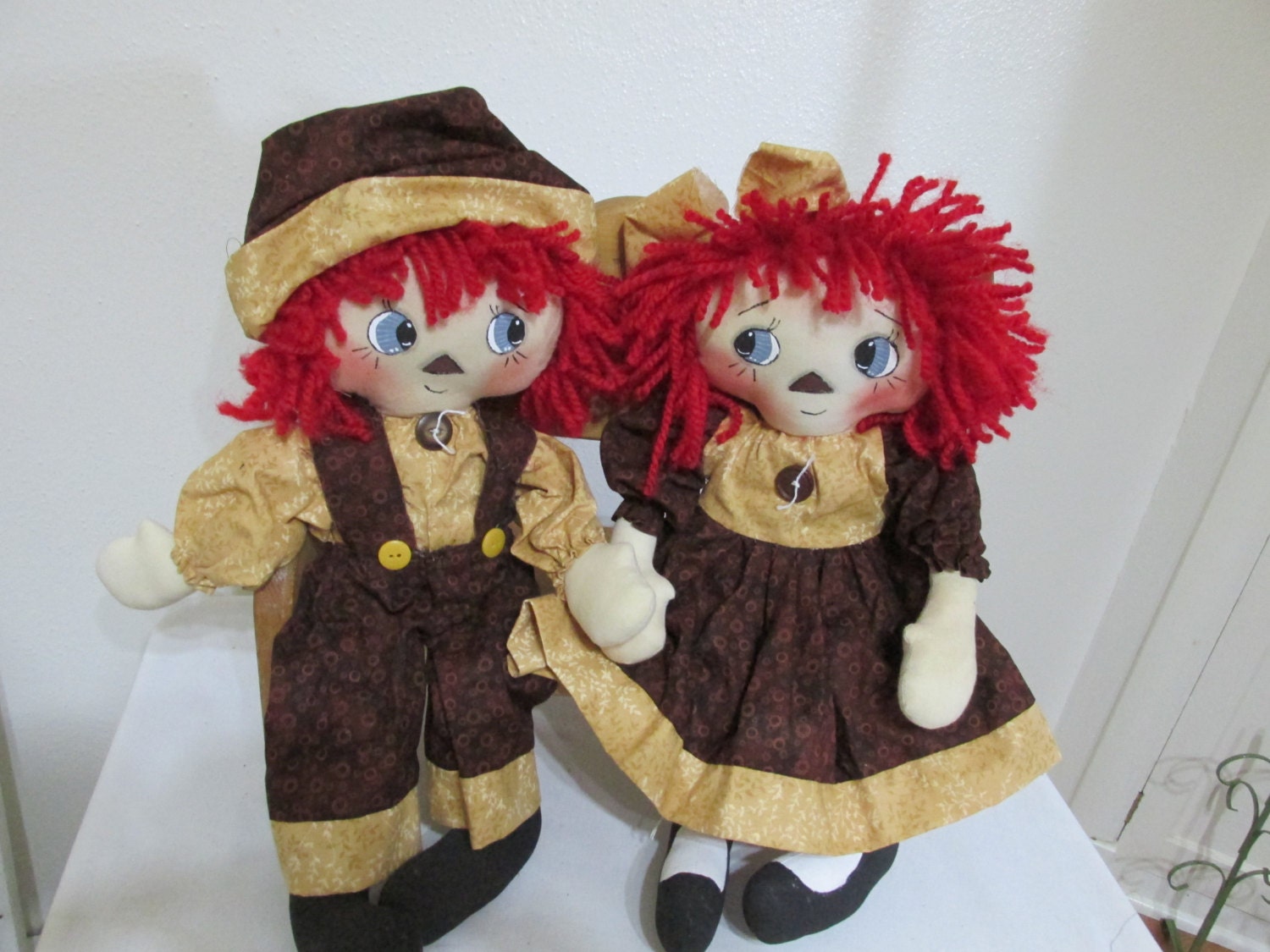 Toys Toys & Games 15 Inch Raggedy Ann & Andy Ragdoll Pair etna.com.pe