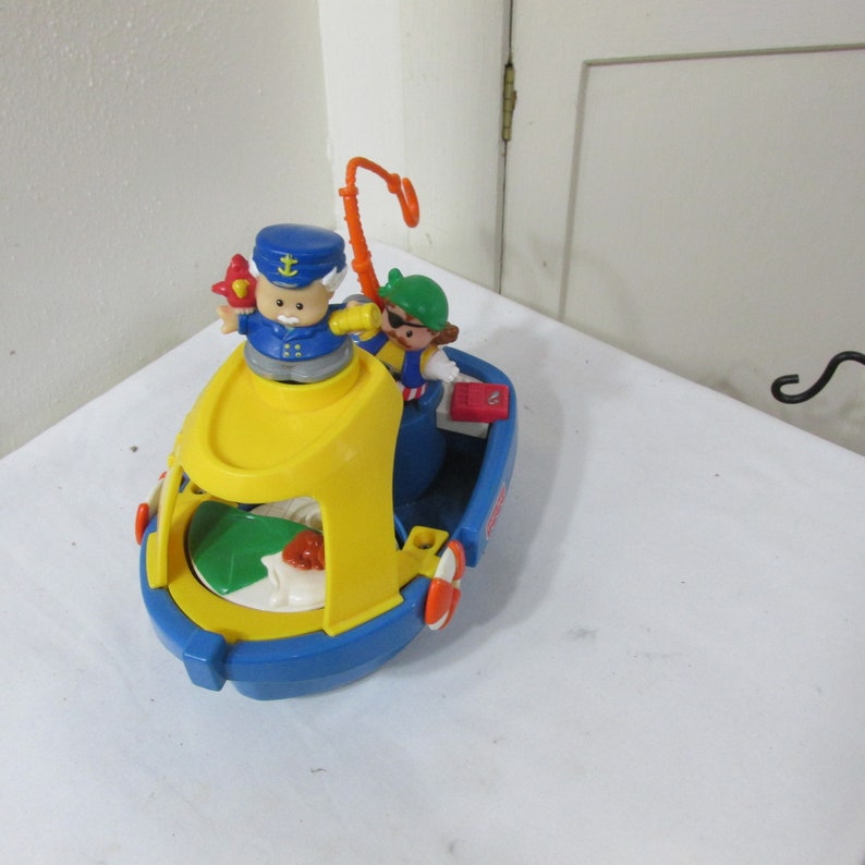 Fisher Price Boat Floaty Bathtub Toy with Caption and Pirate Etsy