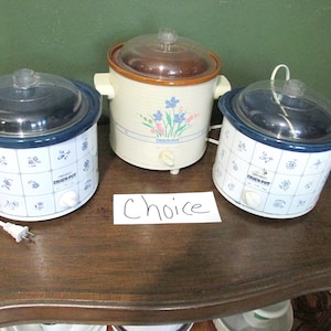Rival Crock Pot Chose a Vintage Stoneware Slow Cooker
