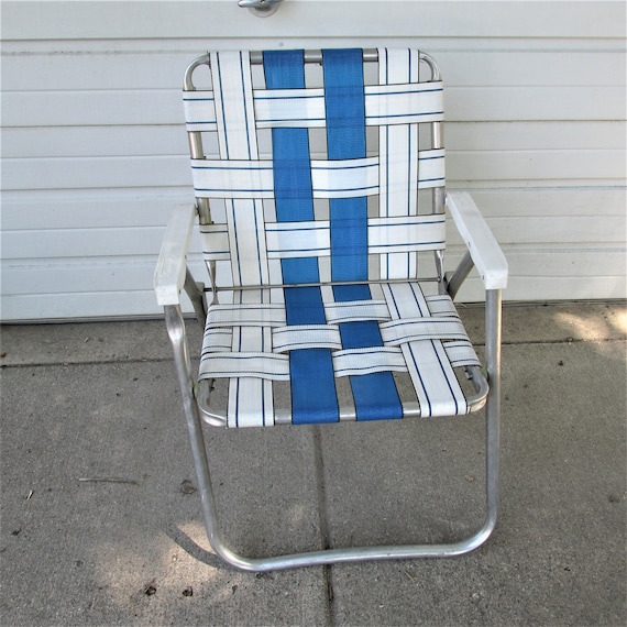 ビンテージ　ローンチェア　Sun beam Lawn Chair Webbed Folding Aluminum Choice Vintage Sunbeam