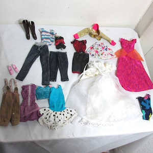 Barbie Doll Clothes Vintage Pieces Plus Shoes