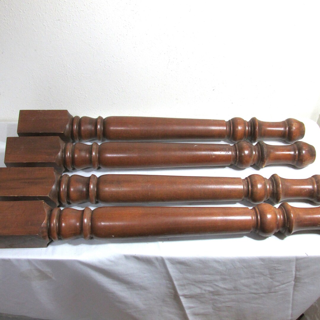 Table Legs Salvaged Antique Furniture Parts Vintage Set of 4 Etsy