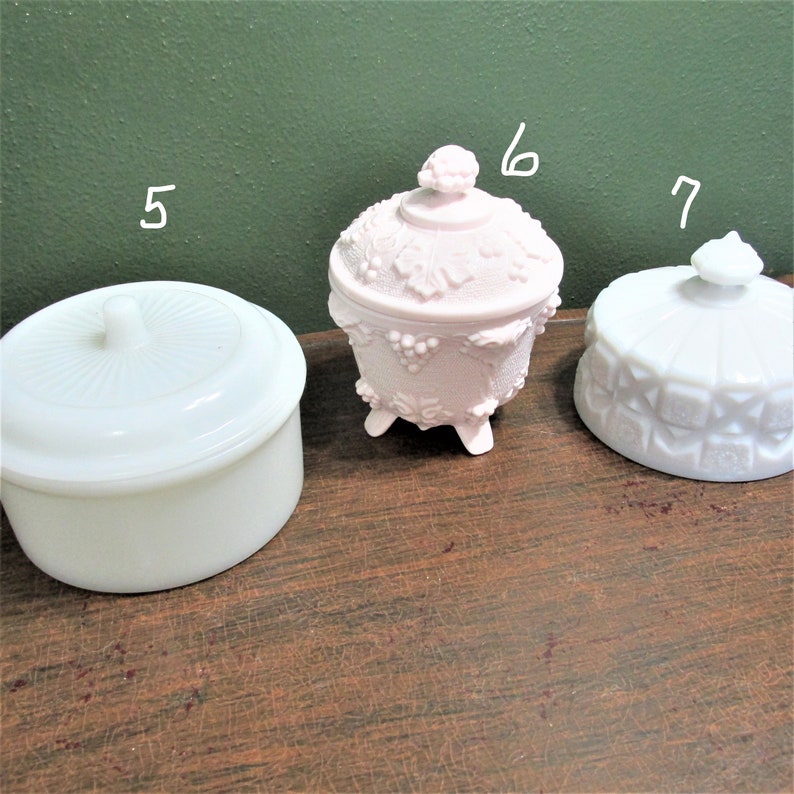 Milk Glass Dishes Choice of Vintage Decorative Candy or Etsy