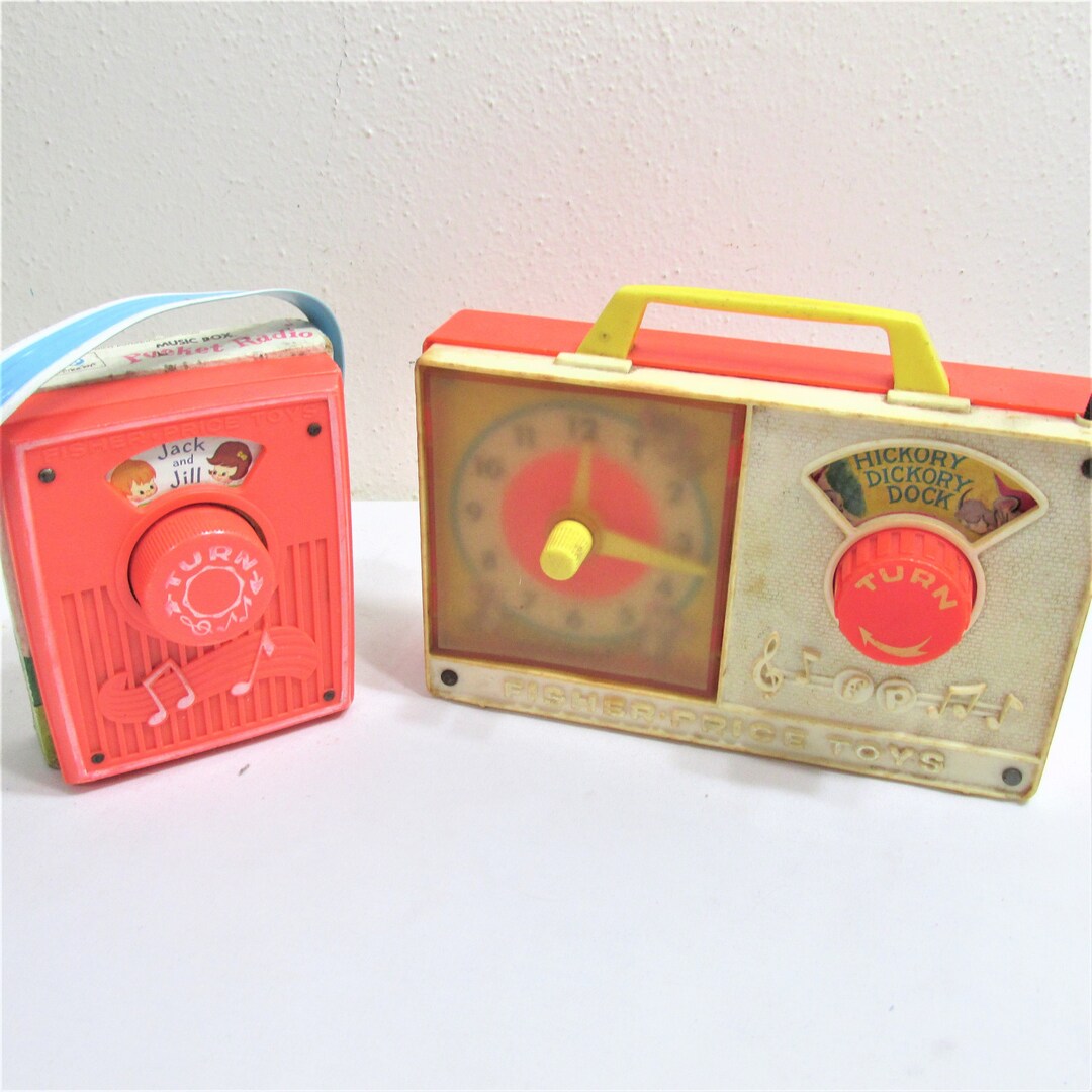 Fisher Price Music Box Radio Vintage Choice Etsy