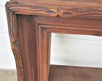 Shadow Box Vintage Picture Frame Uniquely Carved Edges