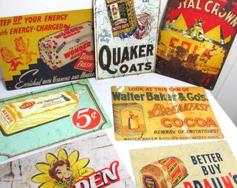 Tin Advertising Signs Reproductions Home Decor