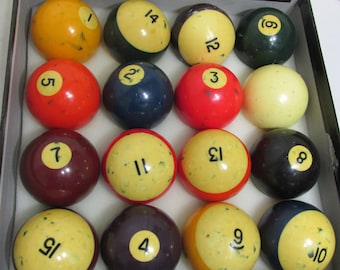 Pool Balls Replacement Vintage Choice Billiards Game Objects