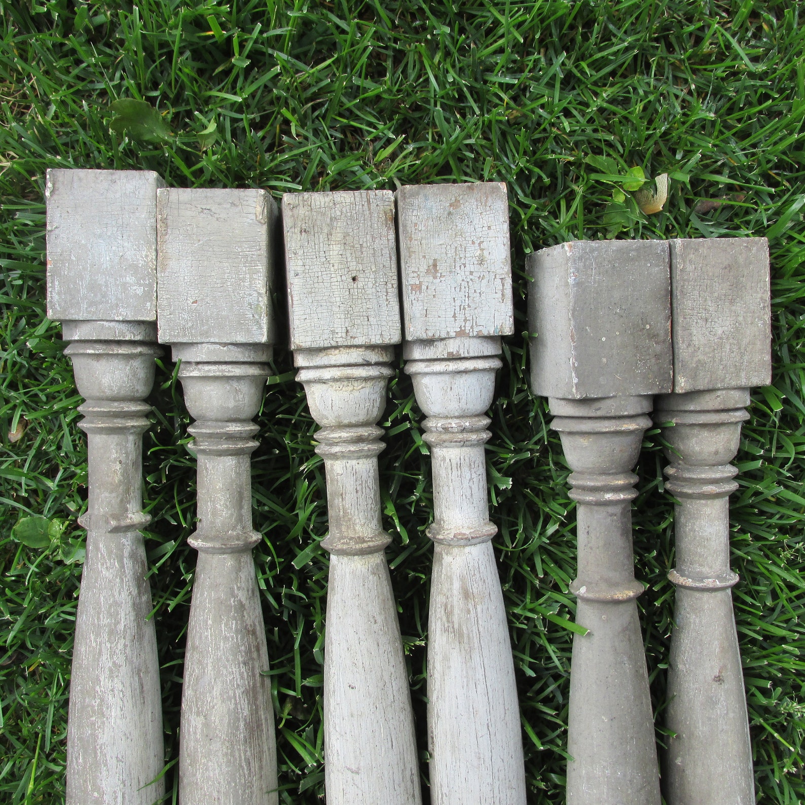 Salvaged Furniture Legs Vintage Rustic Parts 23 Inch Set of 6 Etsy