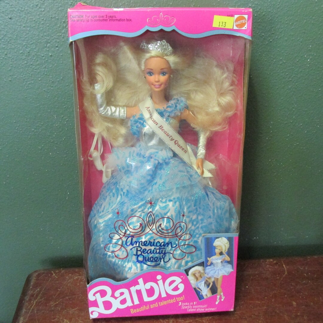 Barbie Doll American Beauty Queen Vintage 1991 Boxed NOS - Etsy
