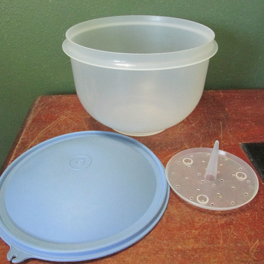 Tupperware Lettuce Keeper With Spike Insert Vintage Crisp It Etsy