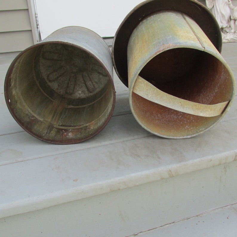 Galvanized Chicken Feeder Vintage Metal Hen Waterer Farmhouse Etsy